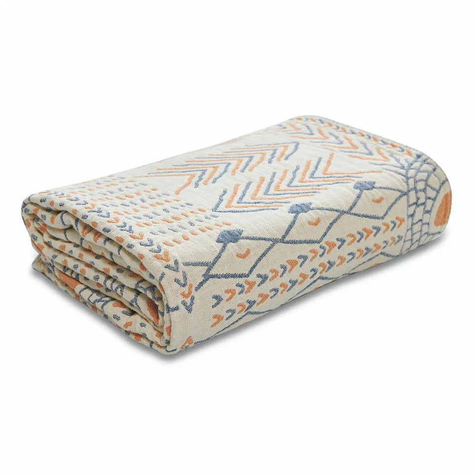 Indian Arrow Reversible Cotton Sofa Throw